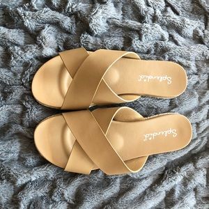 Splendid Women’s Jenni Flip Flop - Nude Size 9.5